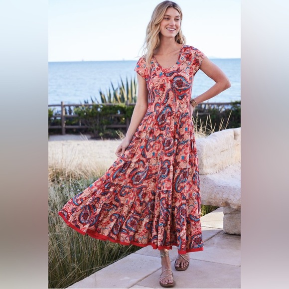 Soft Surroundings Dresses & Skirts - Soft Surroundings Maxi Kara Dress, New 1X